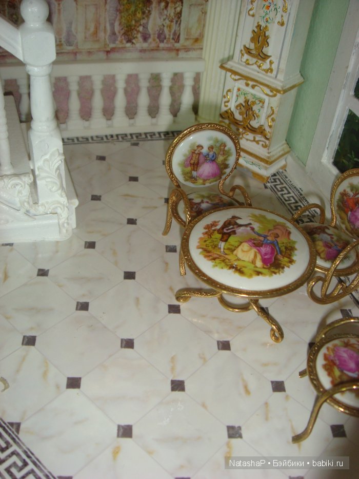 Мой дом мечты. Кукольная миниатюра в масштабе 1:12 гостиная (фото 4)