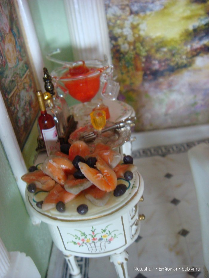 Мой дом мечты. Кукольная миниатюра в масштабе 1:12 гостиная (фото 9)