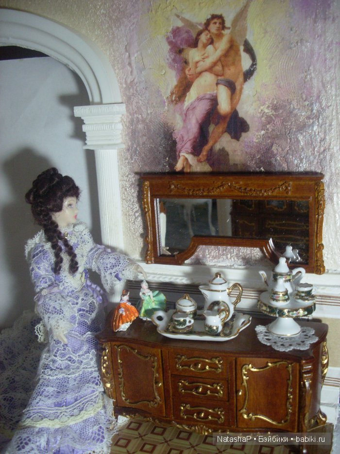 Мой домик мечты. Кукольная миниатюра в масштабе 1:12 столовая