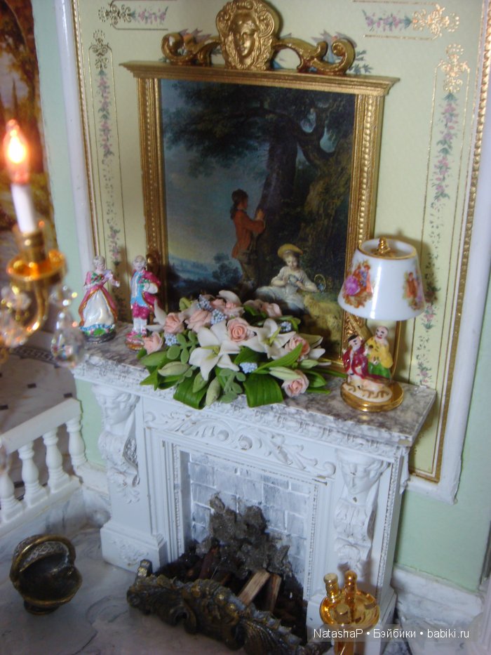 Мой дом мечты. Кукольная миниатюра в масштабе 1:12 гостиная (фото 5)