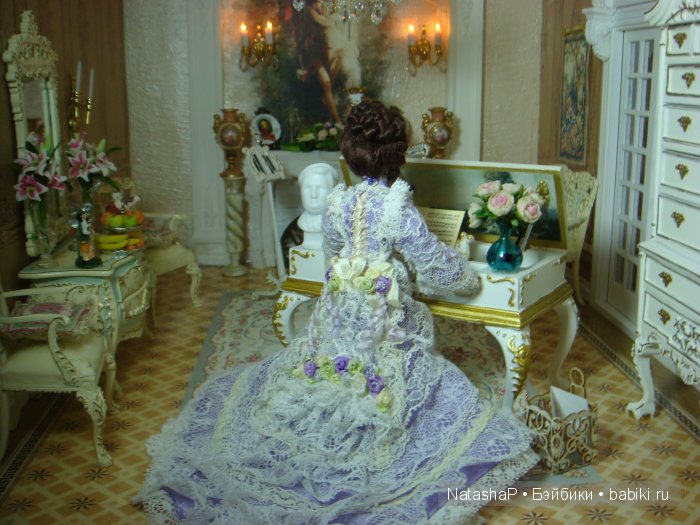 Мой домик мечты. Кукольная миниатюра в масштабе 1:12 музыкальный салон (фото 2)