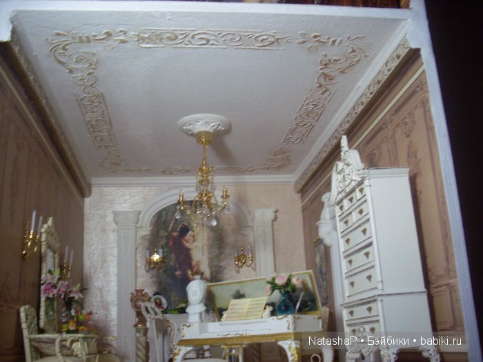 Мой домик мечты. Кукольная миниатюра в масштабе 1:12 музыкальный салон