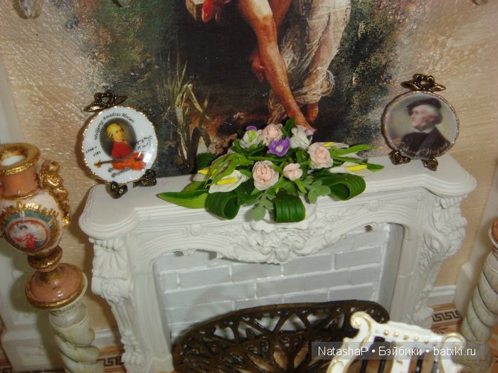 Мой домик мечты. Кукольная миниатюра в масштабе 1:12 музыкальный салон