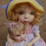 Лето,ах лето. Куклы Bo Peep, Peas by Kim Lasher