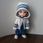 Вязаные вещи на кукол 15-16 см для Laty Yellow, Pukifee, Baboliy и подобных