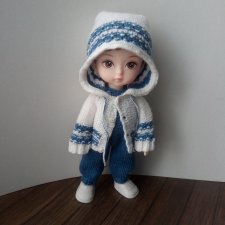 Вязаные вещи на кукол 15-16 см для Laty Yellow, Pukifee, Baboliy и подобных