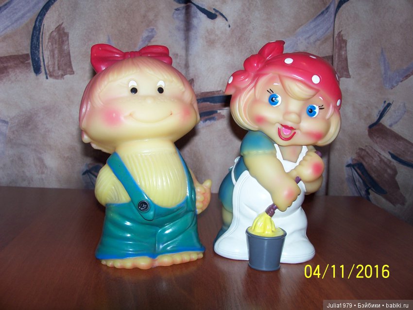 Моя коллекция винтажных куколок и игрушек часть 3-я