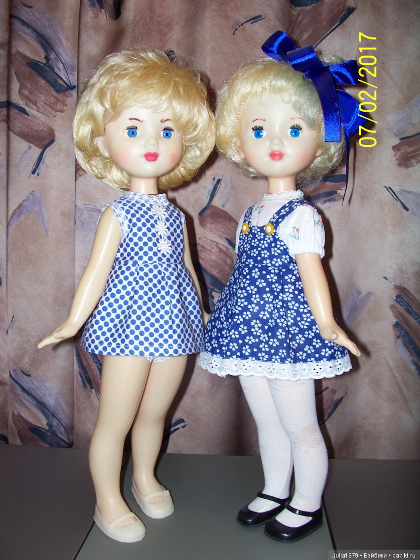 Моя коллекция винтажных куколок и игрушек часть 3-я
