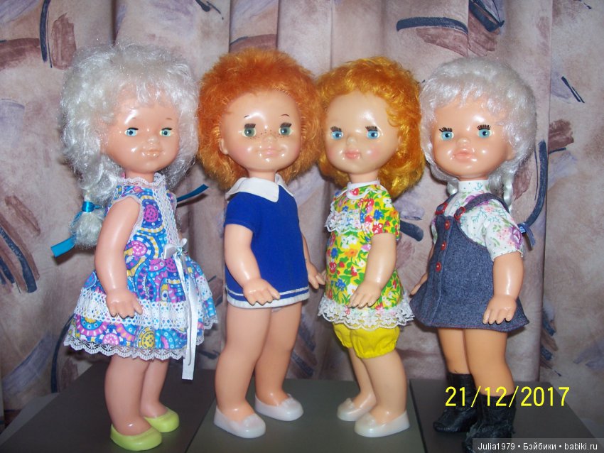 Моя коллекция винтажных куколок и игрушек часть 3-я