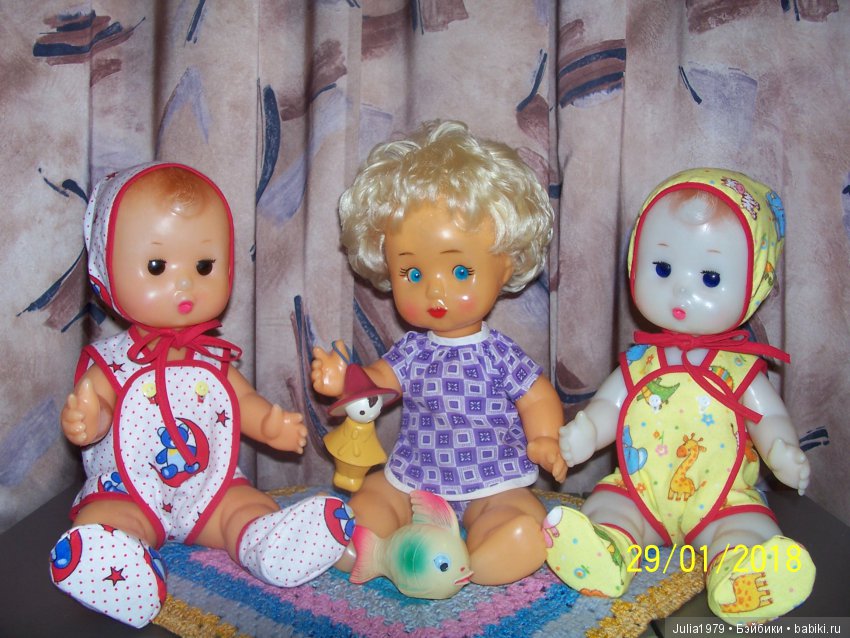 Моя коллекция винтажных куколок и игрушек часть 3-я