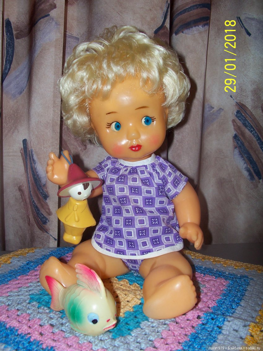 Моя коллекция винтажных куколок и игрушек часть 3-я