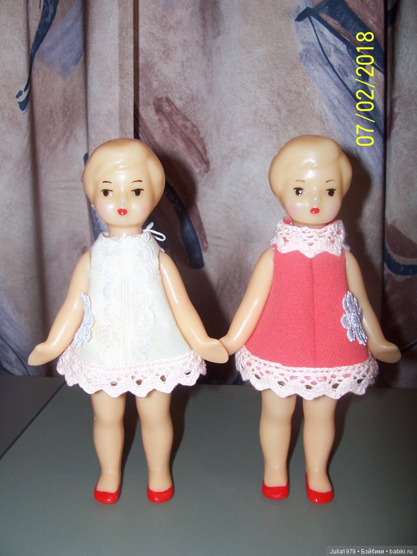 Моя коллекция винтажных куколок и игрушек часть 4-я (фото 10)
