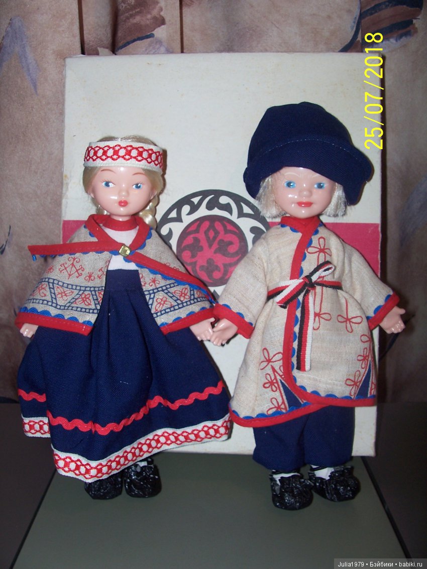 Моя коллекция винтажных куколок и игрушек часть 4-я