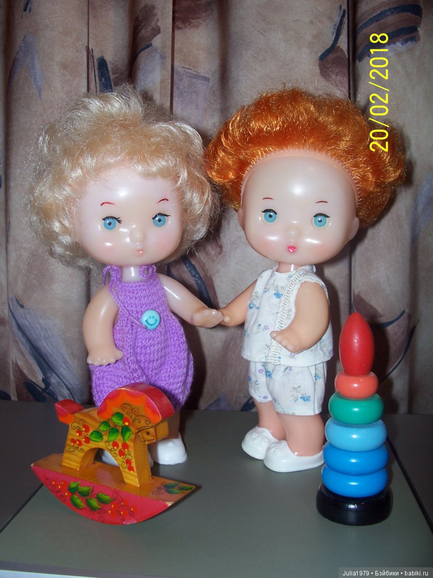 Моя коллекция винтажных куколок и игрушек часть 4-я