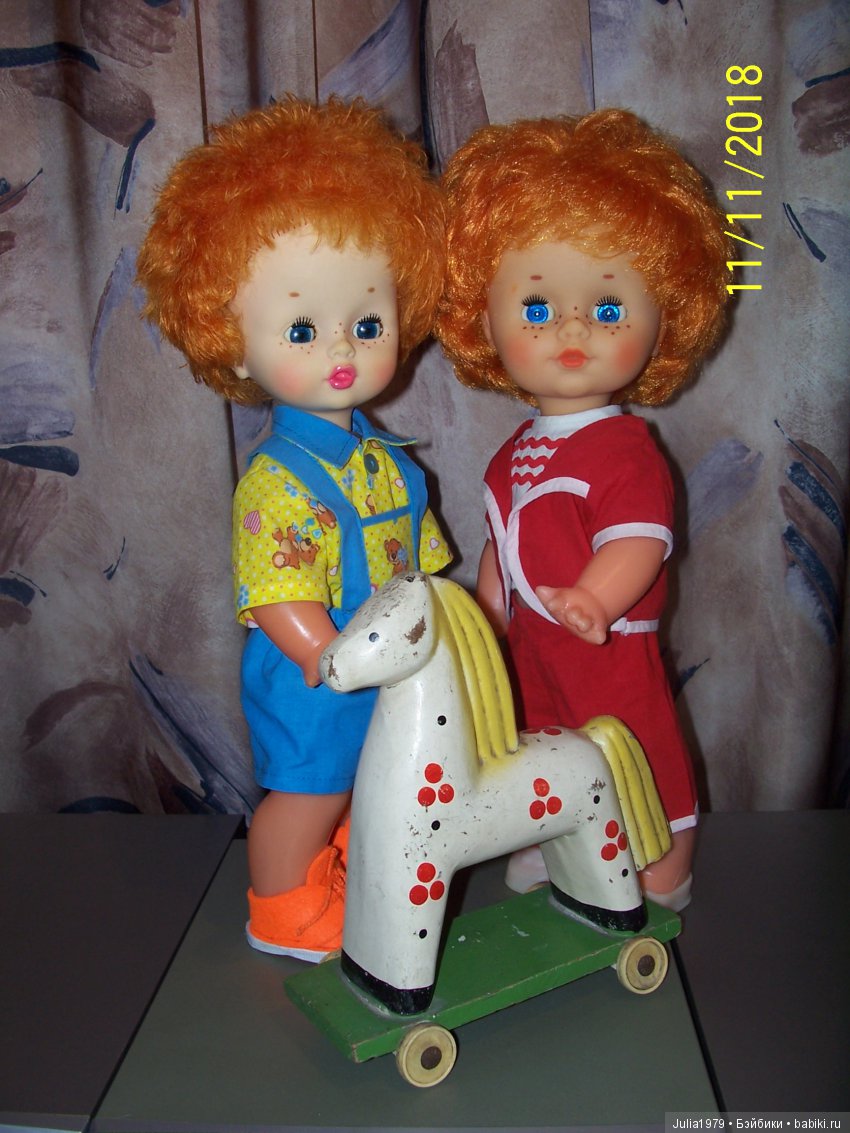 Моя коллекция винтажных куколок и игрушек часть 4-я