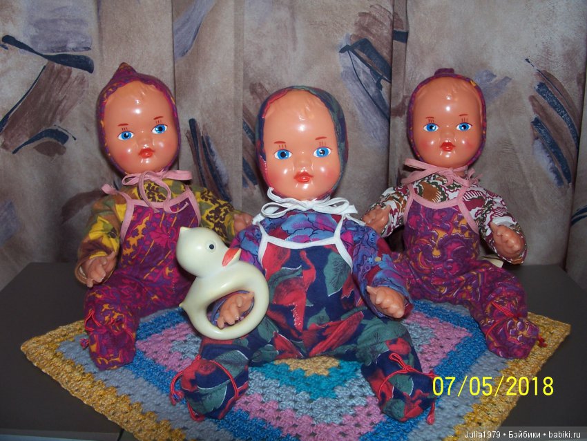Моя коллекция винтажных куколок и игрушек часть 4-я