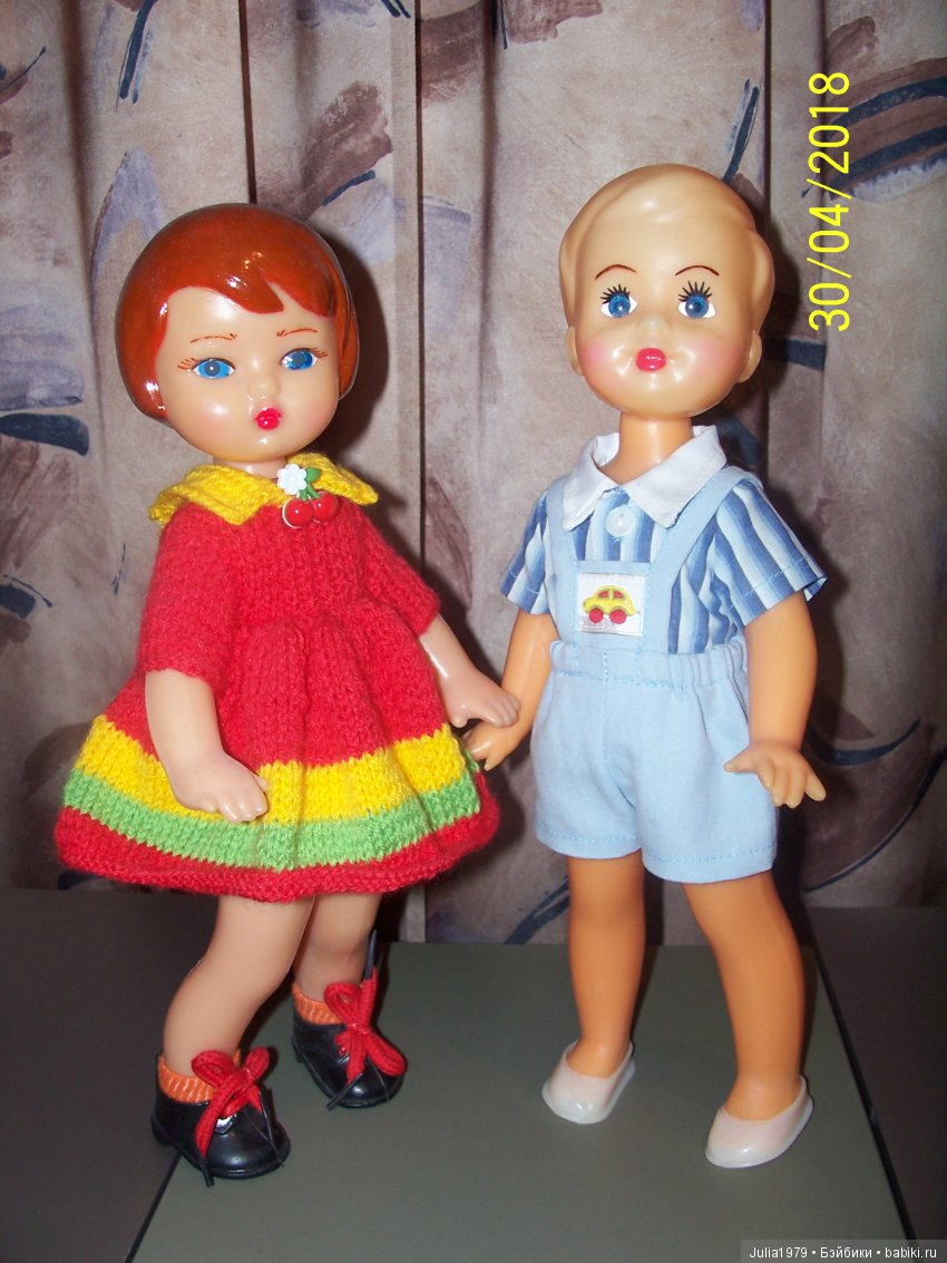 Моя коллекция винтажных куколок и игрушек часть 4-я