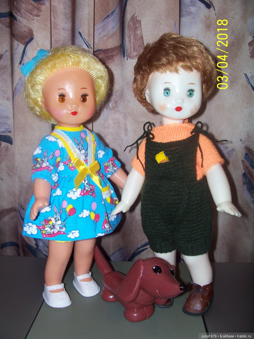 Моя коллекция винтажных куколок и игрушек часть 4-я