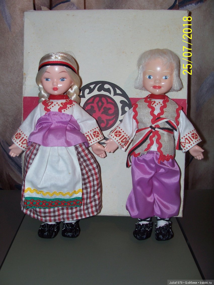 Моя коллекция винтажных куколок и игрушек часть 4-я