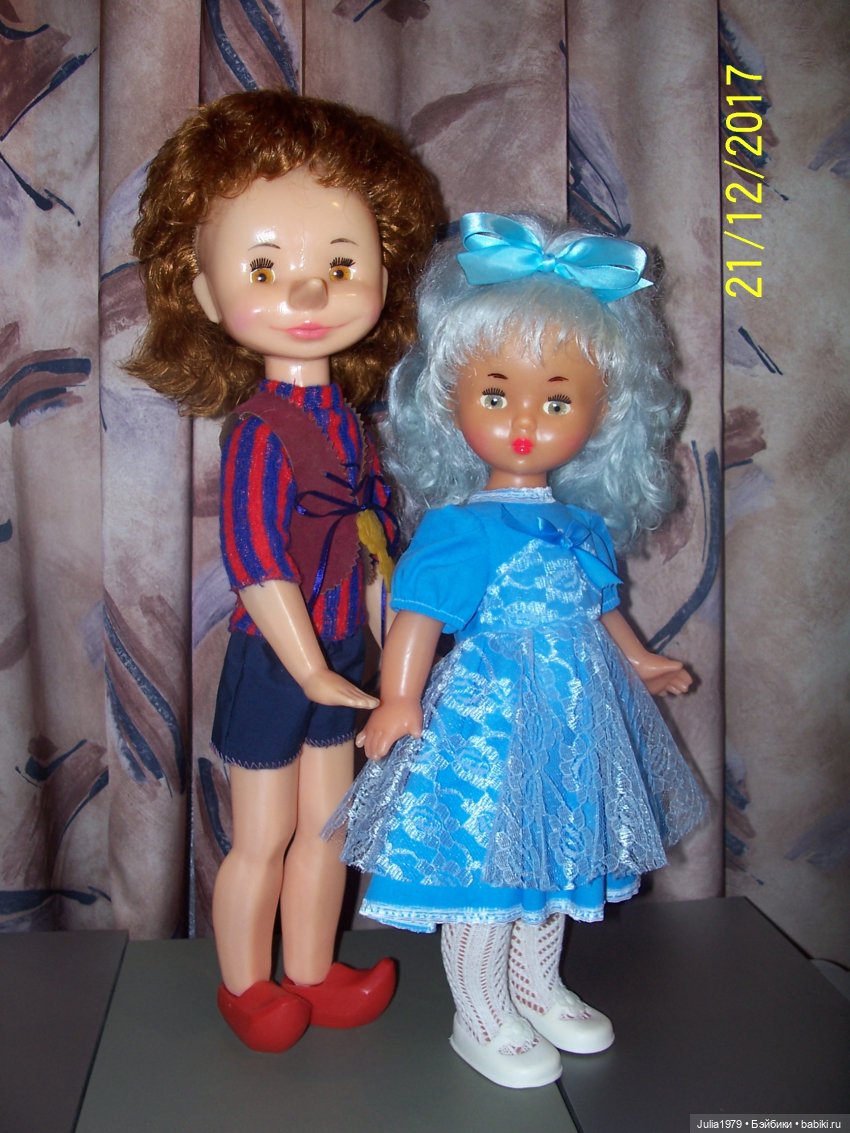 Мальвина и Буратино — Коллекции винтажных кукол и игрушек: СССР (фото 7)