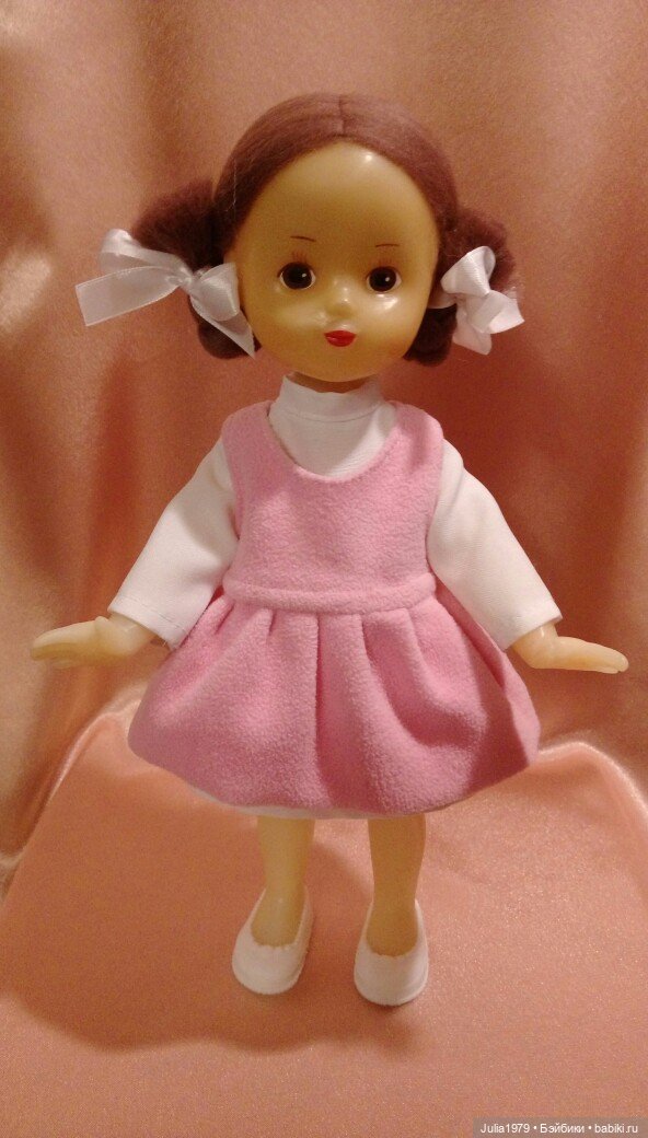 Симпатичные девчонки и Буратино Горьковской фабрики игрушек "Мир"