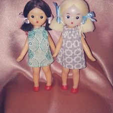 Советские куколки Вики Горьковская фабрика игрушек "МИР"