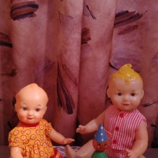 Тата и Витя куклы фабрики "8 МАРТА"