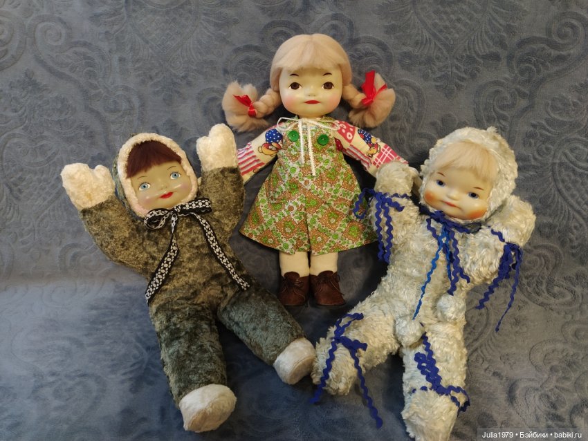 Алёнки три сестрички. Куколки Московского завода игрушек "Кругозор"