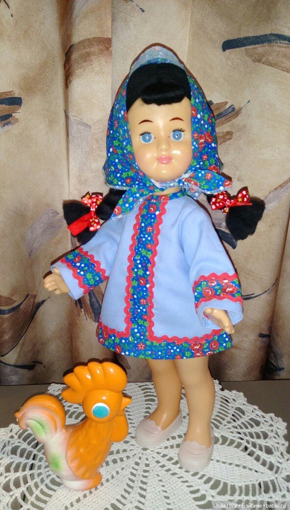 Вишенка. Советская куколка Красноярского ПО "Сибирская игрушка" (фото 10)