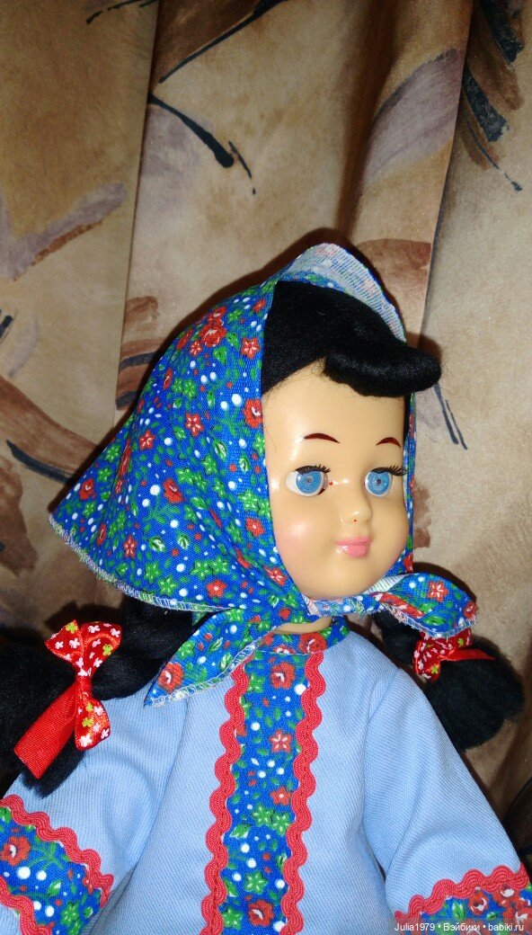 Вишенка. Советская куколка Красноярского ПО "Сибирская игрушка" (фото 7)