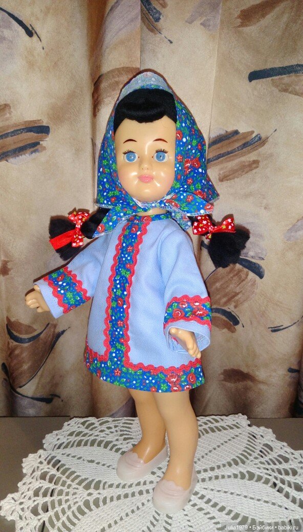 Вишенка. Советская куколка Красноярского ПО "Сибирская игрушка" (фото 4)