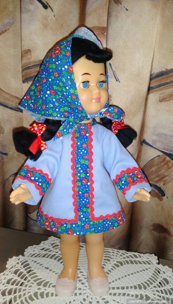 Вишенка. Советская куколка Красноярского ПО "Сибирская игрушка" (фото 8)