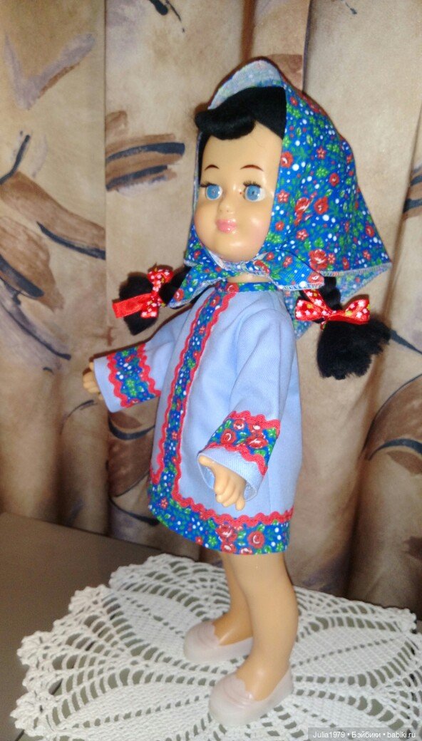 Вишенка. Советская куколка Красноярского ПО "Сибирская игрушка" (фото 6)