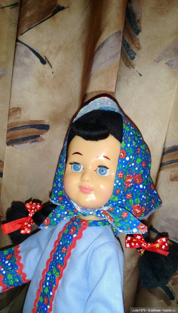 Вишенка. Советская куколка Красноярского ПО "Сибирская игрушка" (фото 5)