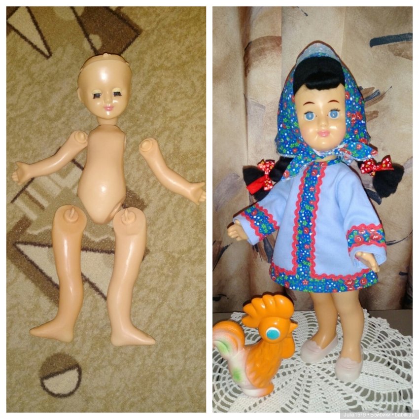 Вишенка. Советская куколка Красноярского ПО "Сибирская игрушка" (фото 3)