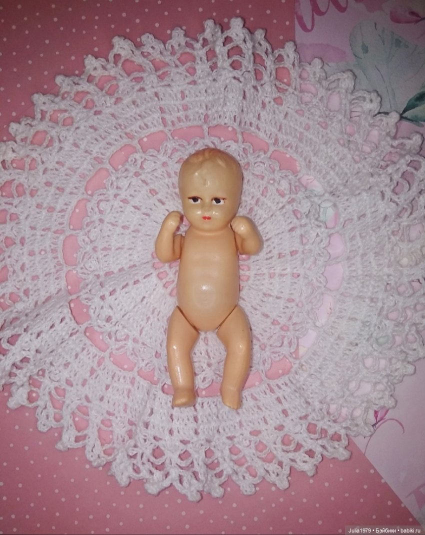 Советский целлулоидный пупсик