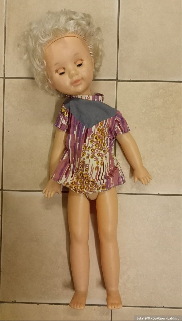 Очередное пополнение моей коллекции. Советская редкая куколка Харьковская фабрика "Салют" (фото 2)