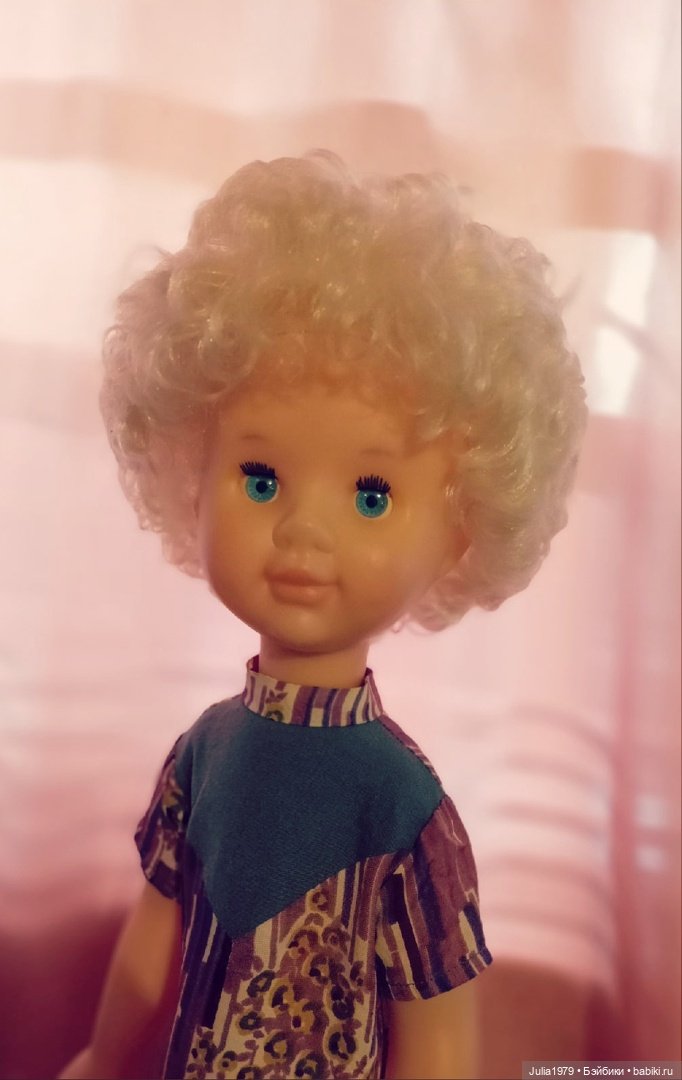 Очередное пополнение моей коллекции. Советская редкая куколка Харьковская фабрика "Салют" (фото 7)