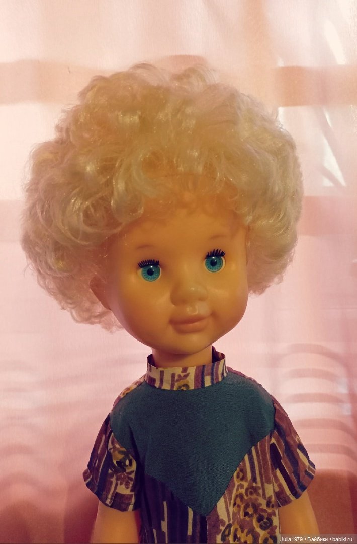 Очередное пополнение моей коллекции. Советская редкая куколка Харьковская фабрика "Салют" (фото 5)