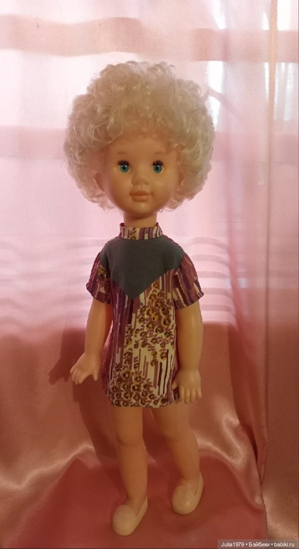 Очередное пополнение моей коллекции. Советская редкая куколка Харьковская фабрика "Салют" (фото 6)