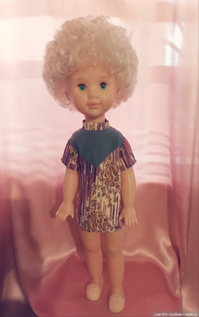 Очередное пополнение моей коллекции. Советская редкая куколка Харьковская фабрика "Салют" (фото 3)