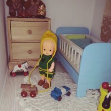 Винтажный Чехословацкий пупсик