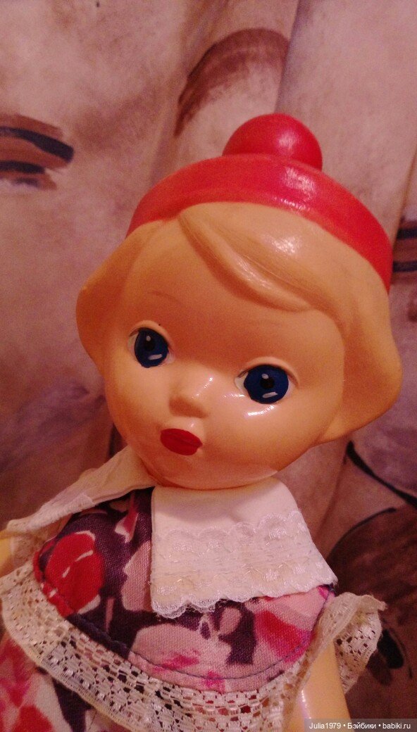 Советская редкая куколка в шапочке автор Лев Сморгон (фото 3)