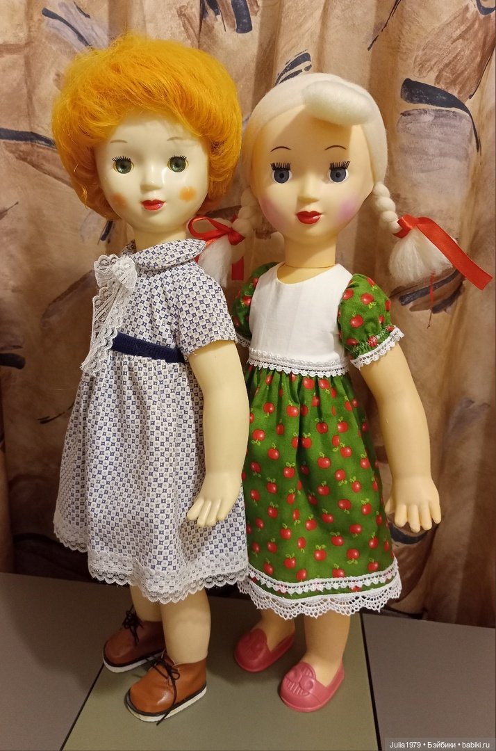 Советские редкие куколки - сестрички. Нахабинская фабрика игрушек (фото 8)