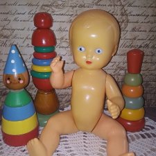 Целлулоидная кукла - голыш автор Маргарита Димзе.