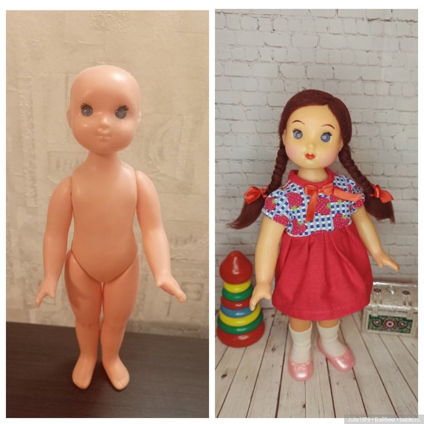 Таня и Ляля советские куколки фабрики "Победа"