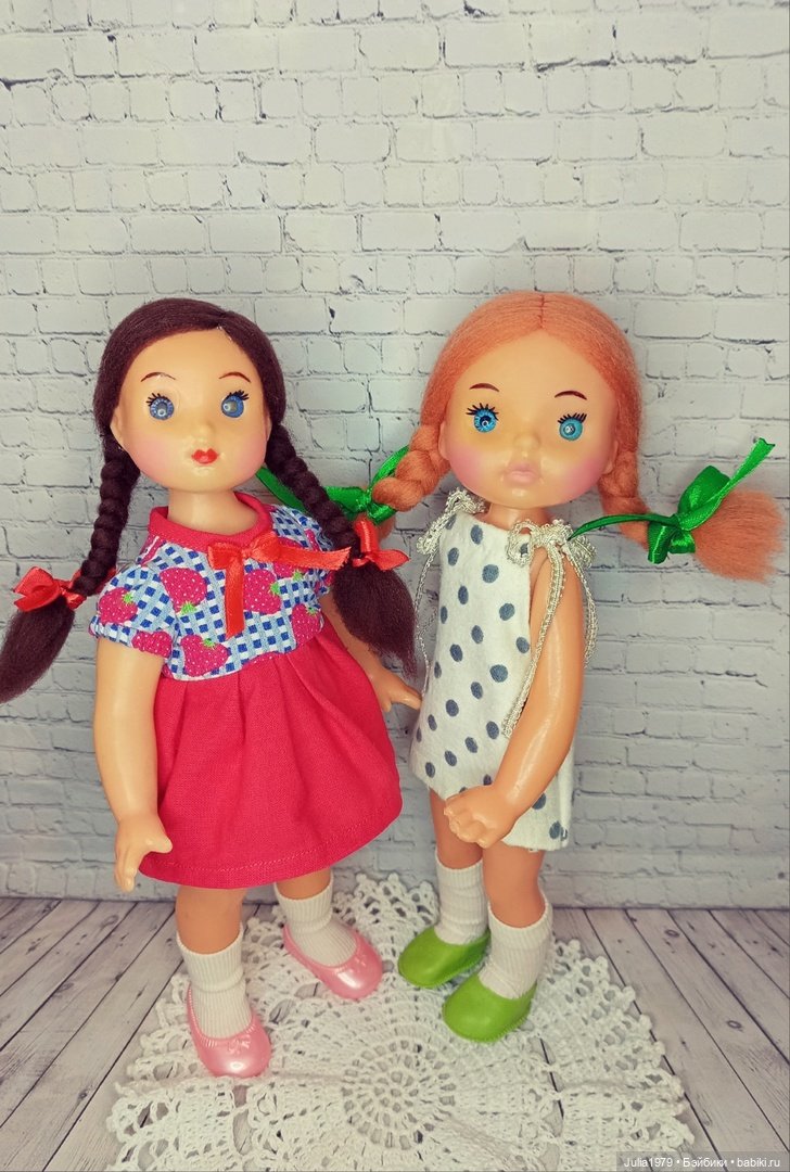 Таня и Ляля советские куколки фабрики "Победа" (фото 10)