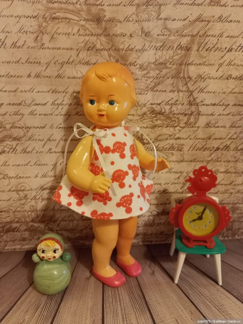 Советская целлулоидная куколка Котовский завод пластмасс (фото 4)