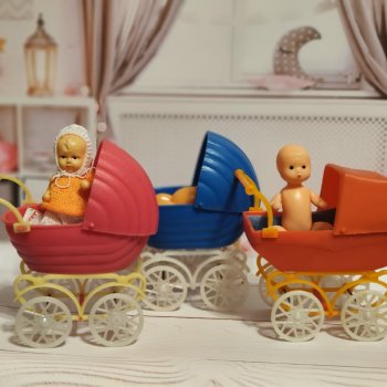 Моя небольшая коллекция кукольных колясок