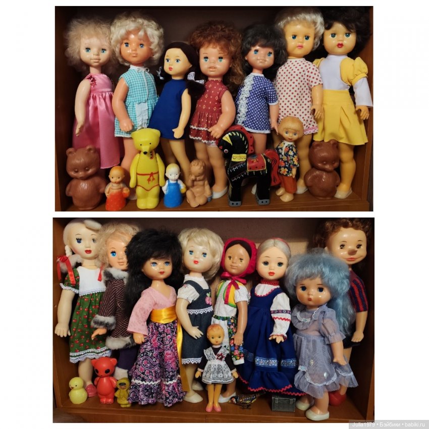 На кукольных полочках — Коллекции винтажных кукол и игрушек: СССР (фото 7)